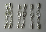 brass end cap FI7011 - Silver - 3mm