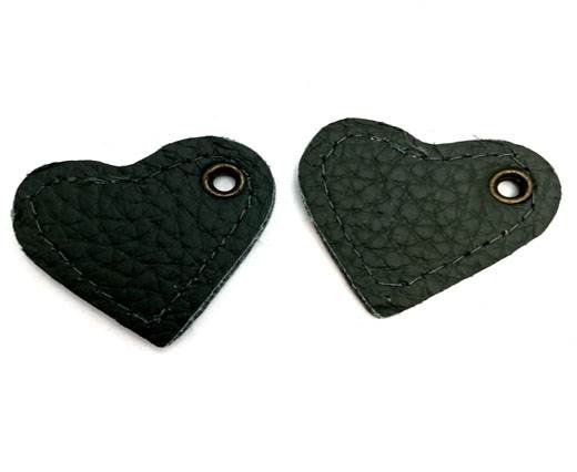 KC-Key Cord Heart Shape 8cm green