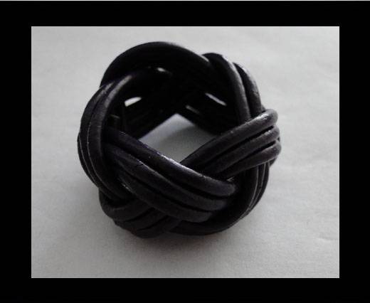 Leather-Ring-Dark Purple