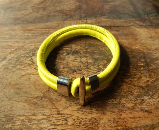 Leather Bracelets Supplies Bracelet04 - Yellow