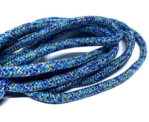 Paracord 6mm - LIGHT BLUE GREEN PURPLE 