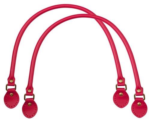 Leather-Bag Handle-Style 2 - Magenta