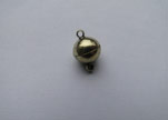 brass Magnetic clasp Antique Gold - 12mm