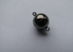 brass Magnetic clasp Black - MG1-12mm-Black