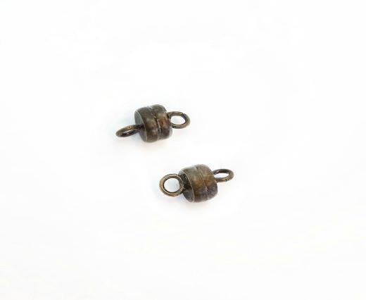 Magnetic Clasps, Zamak, Antique Gold, MG16 - 6*11mm