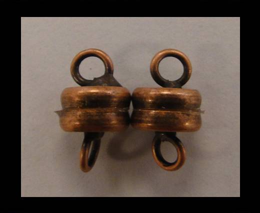 brass Magnetic clasp MG16-Antique Copper