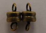 brass Magnetic clasp MG16-Antique Gold