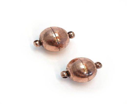 Magnetic Clasps, Zamak, Copper, MG1 - 16mm