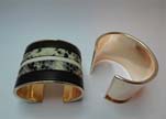 Zamak magnetic claps MGL-389-45mm-Rose Gold