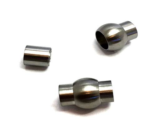 Stainless Steel Magnetic Clasp,Steel Matt,MGST-01 10mm
