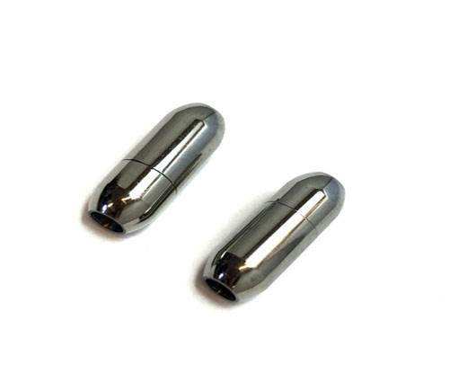 Stainless Steel Magnetic Clasp,Steel,MGST-03 4mm