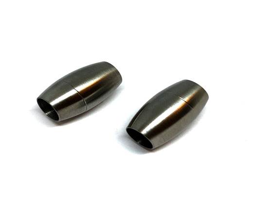 Stainless Steel Magnetic Clasp,Matt Steel,MGST-03 7mm