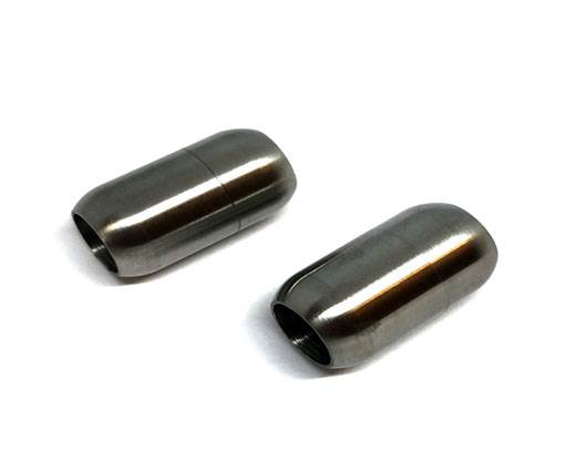 Stainless Steel Magnetic Clasp,Steel Matt,MGST-08 6mm