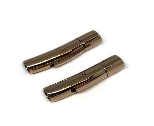Stainless Steel Magnetic Clasp,Rose Gold,MGST-06 5mm