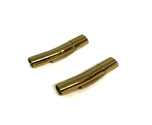 Stainless Steel Magnetic Clasp,Gold,MGST-06 5mm
