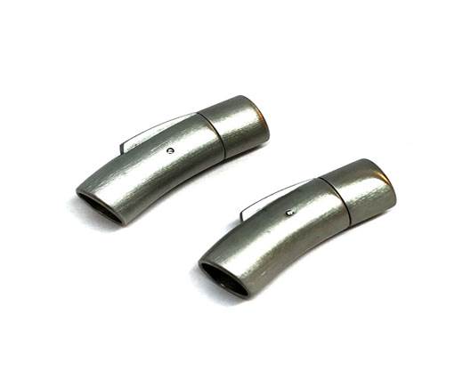 Stainless Steel Magnetic Clasp,Steel Matt,MGST-06 8mm