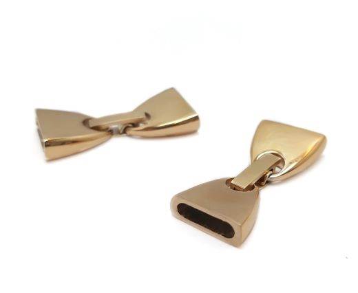 Stainless Steel Magnetic Clasp,Gold,MGST-110-10*2.5mm
