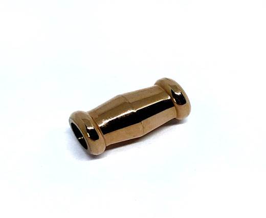 Stainless Steel Magnetic Clasp,Rose Gold,MGST-117 6mm