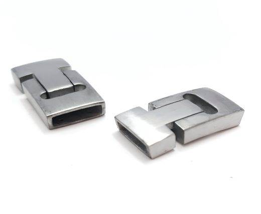 Stainless Steel Magnetic Clasp,Steel Matt,MGST-119-12.7*4mm
