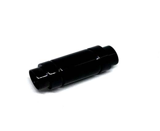Stainless Steel Magnetic Clasp,Black ,MGST-12 6mm