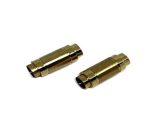 Stainless Steel Magnetic Clasp,Gold,MGST-12 8mm