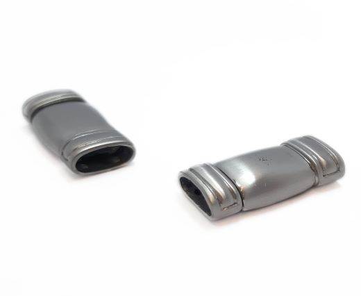 Stainless Steel Magnetic Clasp,Steel Matt,MGST-149-10.5*5mm