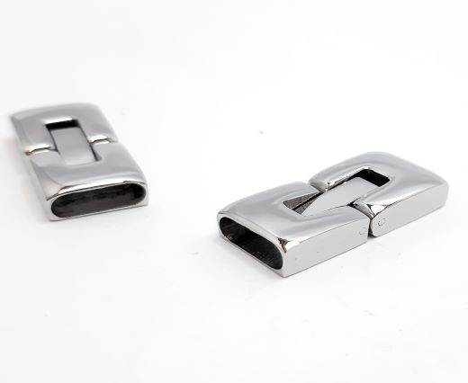 Stainless Steel Magnetic Clasp,Steel,MGST-14-10*2.5mm