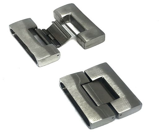 Stainless Steel Magnetic Clasp,Matt,MGST-14-30.5*7.5mm