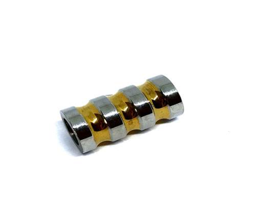 Stainless Steel Magnetic Clasp,Gold,MGST-158 6mm
