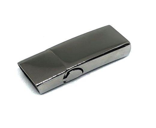 Stainless Steel Magnetic Clasp,Steel,MGST-181-11*6mm