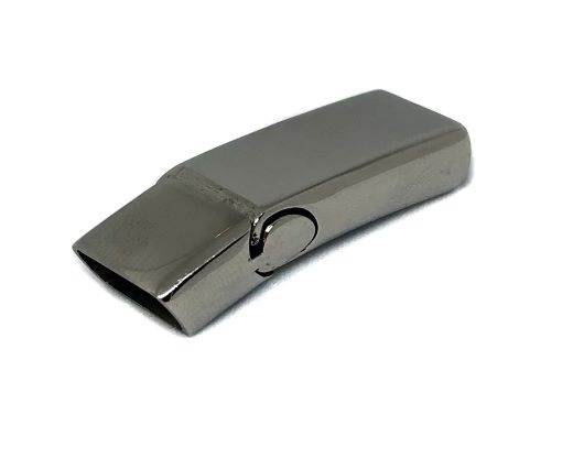 Stainless Steel Magnetic Clasp,Matt,MGST-181-11*6mm