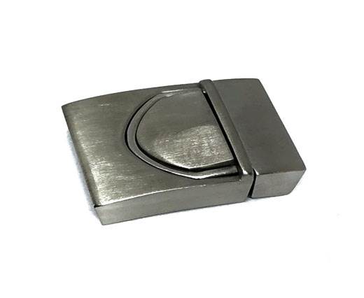 Stainless Steel Magnetic Clasp,Matt,MGST-216-20*5mm