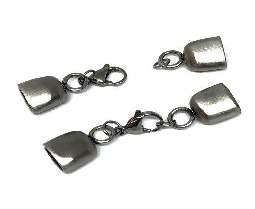 Stainless Steel Magnetic Clasp,Matt,MGST-232-10*6mm