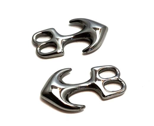 Stainless Steel Anchor Clasp,Steel,MGST-239-32*21*7mm