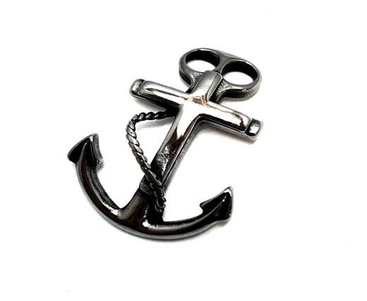 Stainless Steel Anchor Clasp,Steel,MGST-268-42*31*7mm