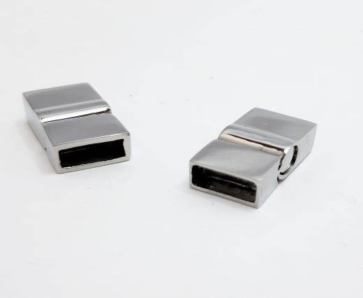 Stainless Steel Magnetic Clasp,Steel,MGST-30-10*5mm