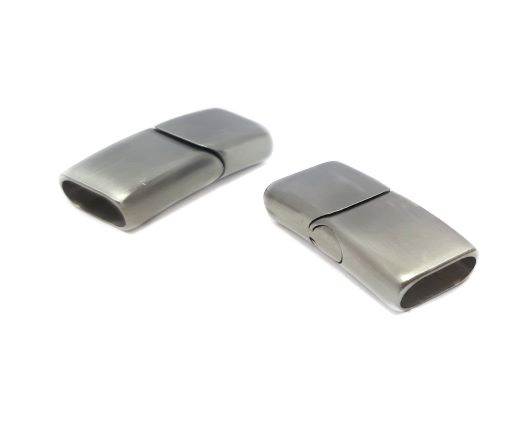 Stainless Steel Magnetic Clasp,Matt,MGST-32-10*6mm