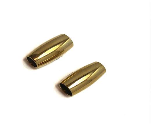 Stainless Steel Magnetic Clasp,Gold,MGST-35 4mm