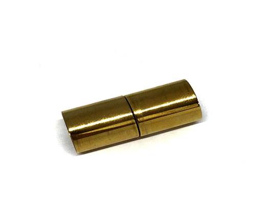Stainless Steel Magnetic Clasp,Gold,MGST-36 10mm