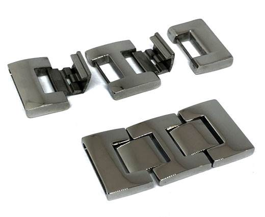 Stainless Steel Magnetic Clasp,Steel,MGST-52-25*3,5mm