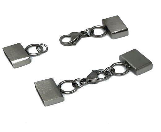 Stainless Steel Magnetic Clasp,Matt,MGST-63-11*3mm