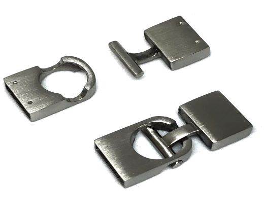 Stainless Steel Magnetic Clasp,Matt,MGST-67-11*5.5mm