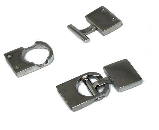 Stainless Steel Magnetic Clasp,Matt,MGST-67-11*5.5mm