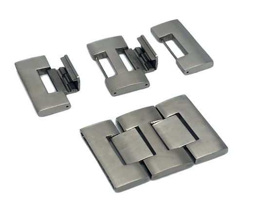 Stainless Steel Magnetic Clasp,Matt,MGST-75-30*3.5mm