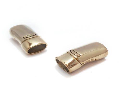 Stainless Steel Magnetic Clasp,Gold,MGST-92-11*7mm