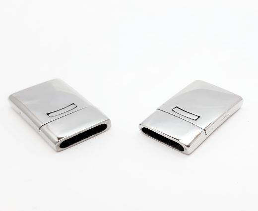 Stainless Steel Magnetic Clasp,Steel,MGST-109-14*3,5mm