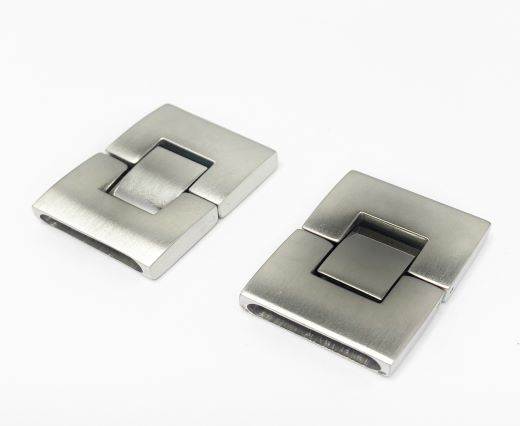 Stainless Steel Magnetic Clasp,Matt,MGST-14-14*3,5mm