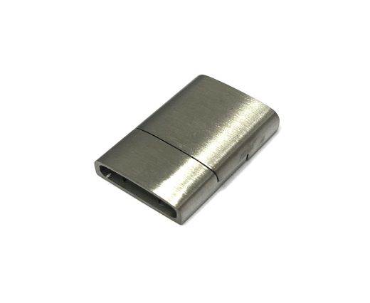 Stainless Steel Magnetic Clasp,Matt,MGST-23-14x5mm