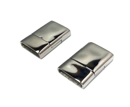 Stainless Steel Magnetic Clasp,Steel,MGST-23-14x5mm