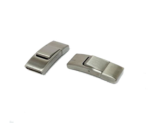 Stainless Steel Magnetic clasps - MGST-244 -11.5*3MM-Steel Matt